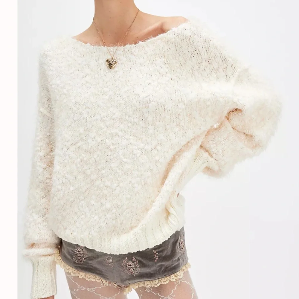🔥 Free People Pullover Cozy Cream Sweater